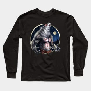 Howling Werewolf Long Sleeve T-Shirt